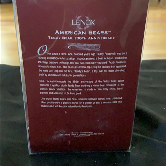 Lenox 100 Year Anniversary Teddy Bear - Picture 2 of 2